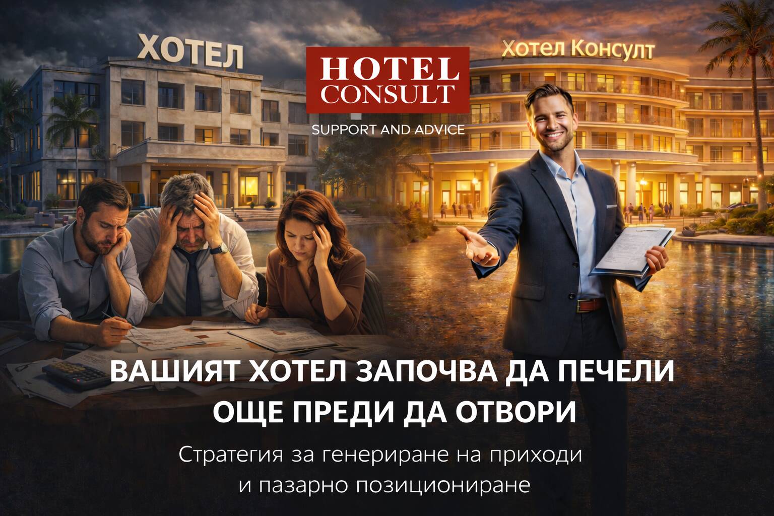 Откриване на хотел или резорт и Стратегия за генериране на приходи и пазарно позициониране.