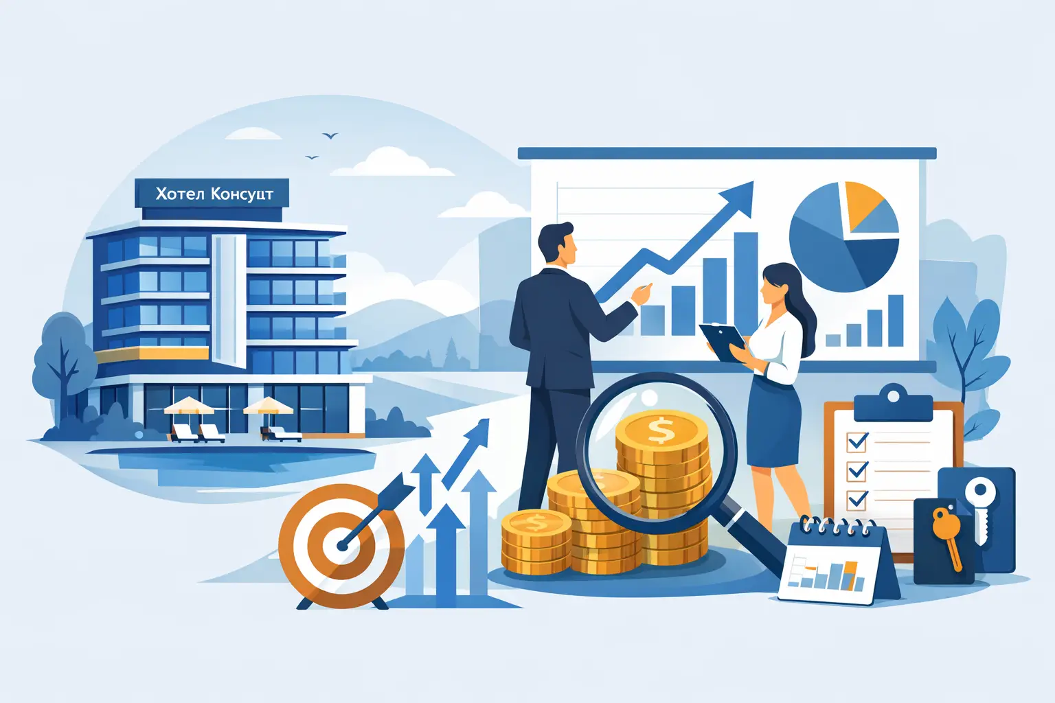 Продажбена стратегия за хотел с резултат